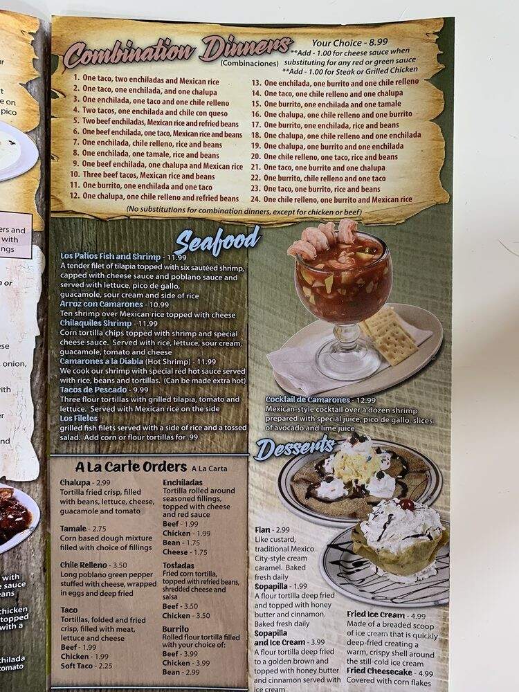 Los Patios Mexican Restaurant - Danville, IN menu_pic