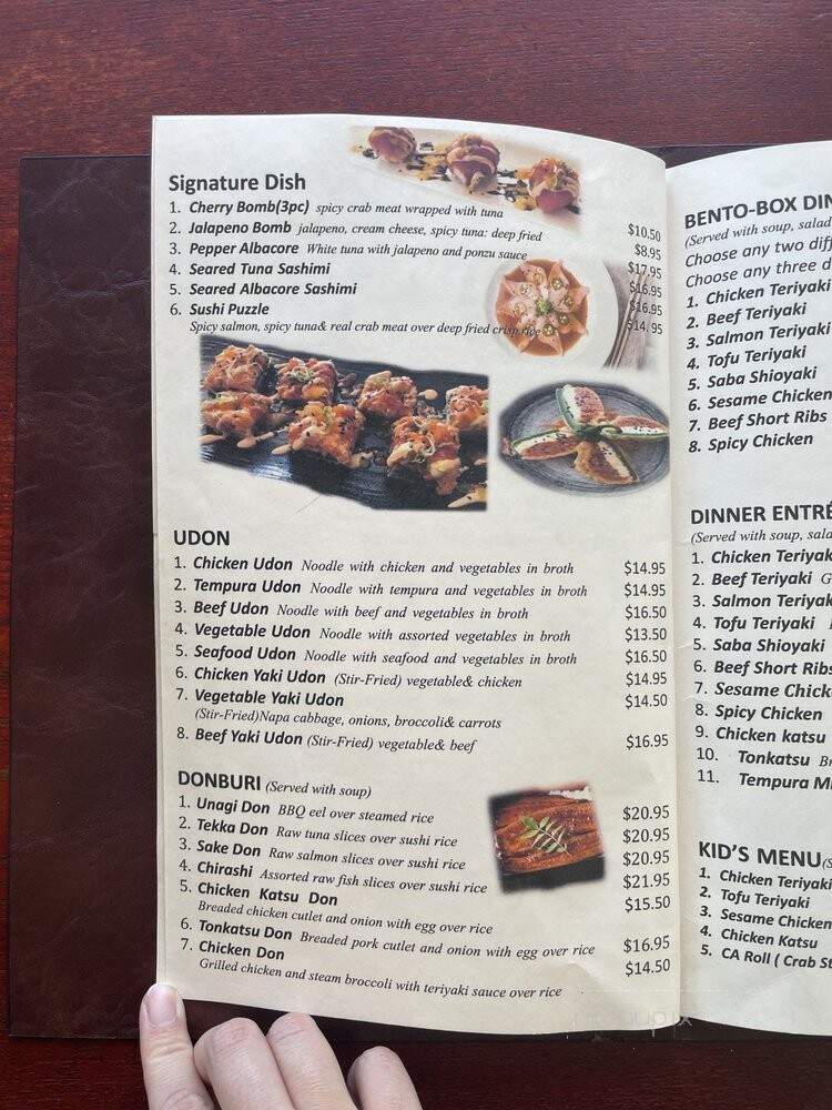 Sushi Island - Orinda, CA menu_pic
