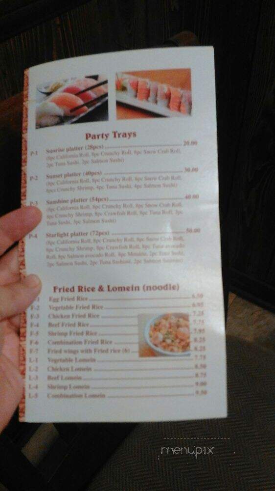 Sushi Express - Metairie, LA menu_pic