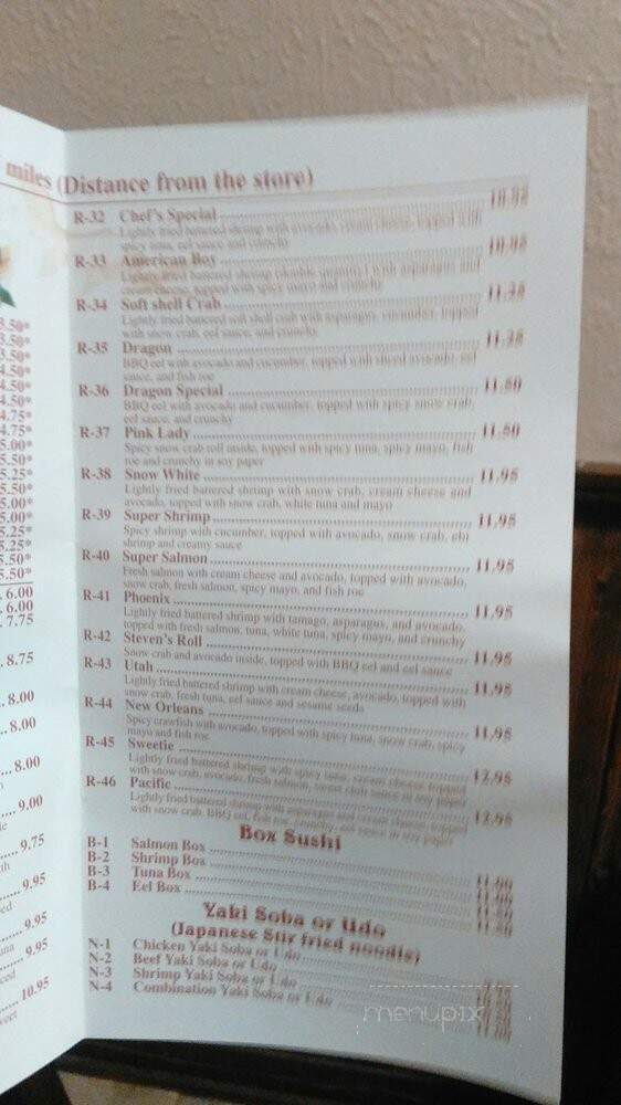 Sushi Express - Metairie, LA menu_pic