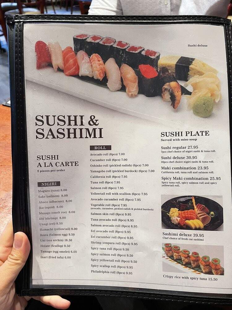 Maruya - Los Angeles, CA menu_pic