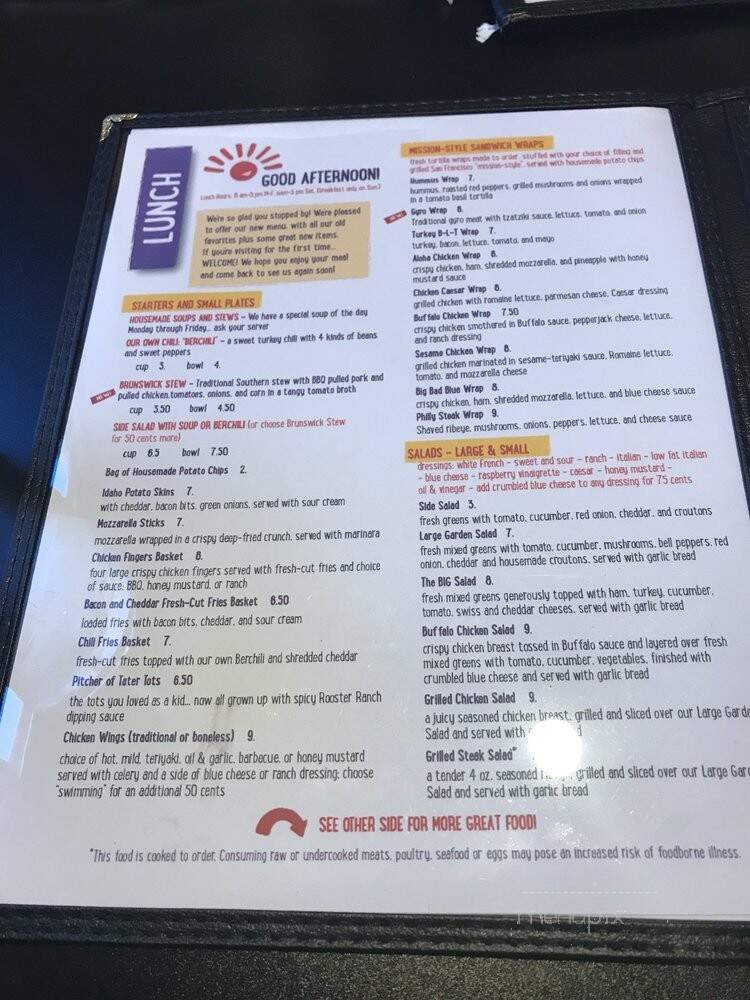 Little City Grill - Kent, OH menu_pic