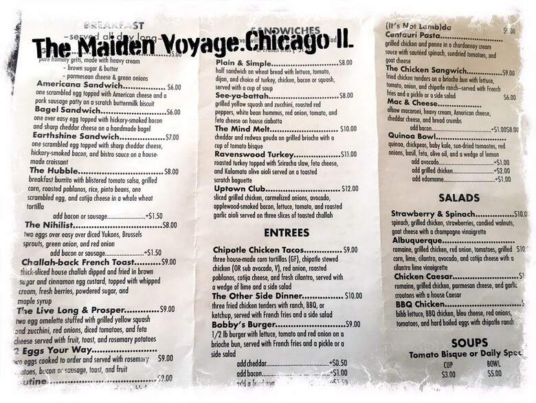Eats and Sweets Cafe - Chicago, IL menu_pic