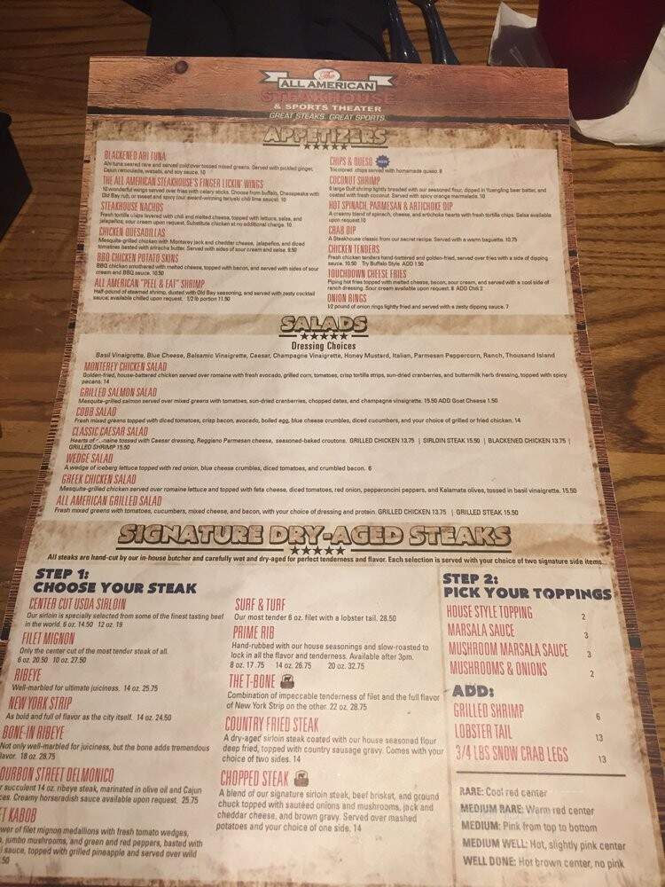 All American Steakhouse - Waldorf, MD