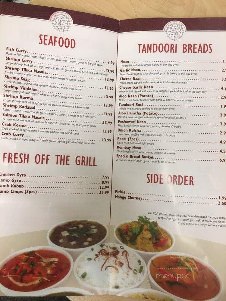 Bangal Kabab House and Restaurant - Pittsburgh, PA menu_pic