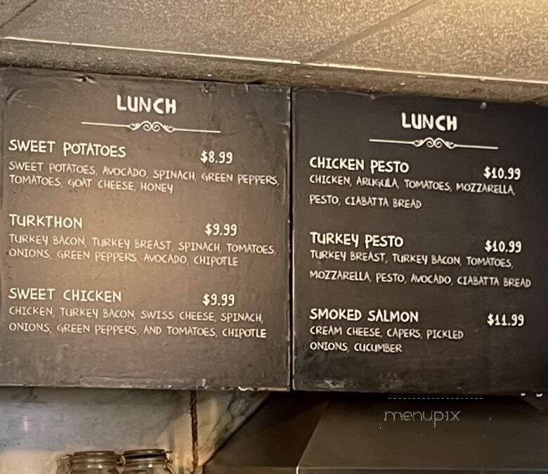 Farmer Horse Coffee - Boston, MA menu_pic