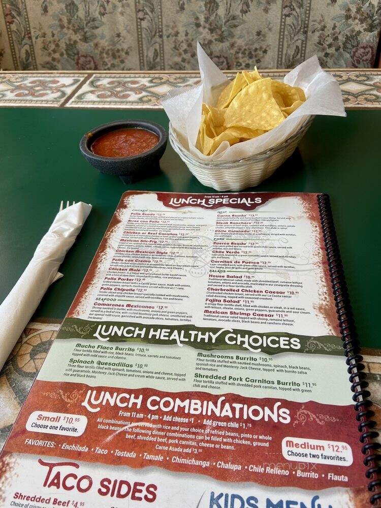 La Casita - Parker, CO menu_pic