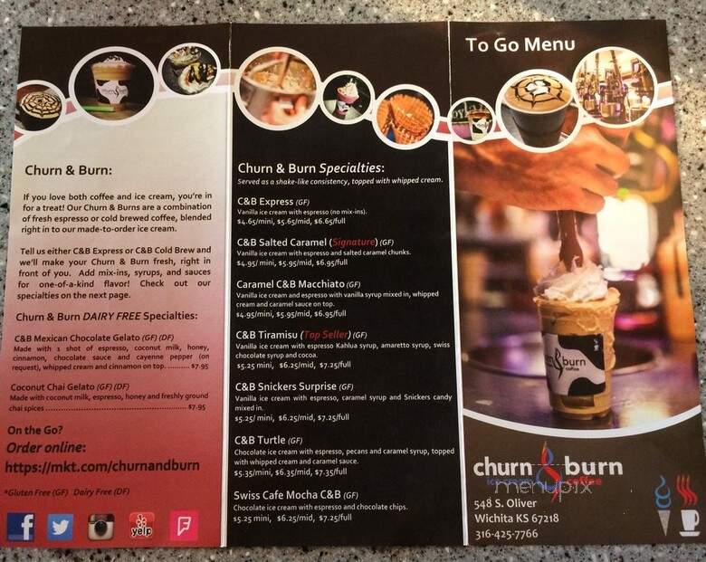 Churn & Burn - Wichita, KS menu_pic