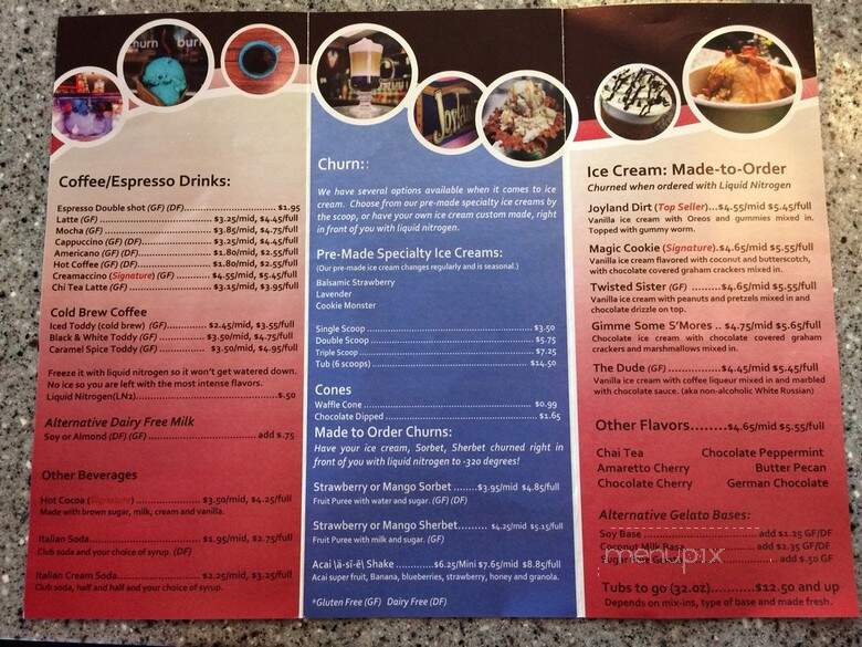 Churn & Burn - Wichita, KS menu_pic