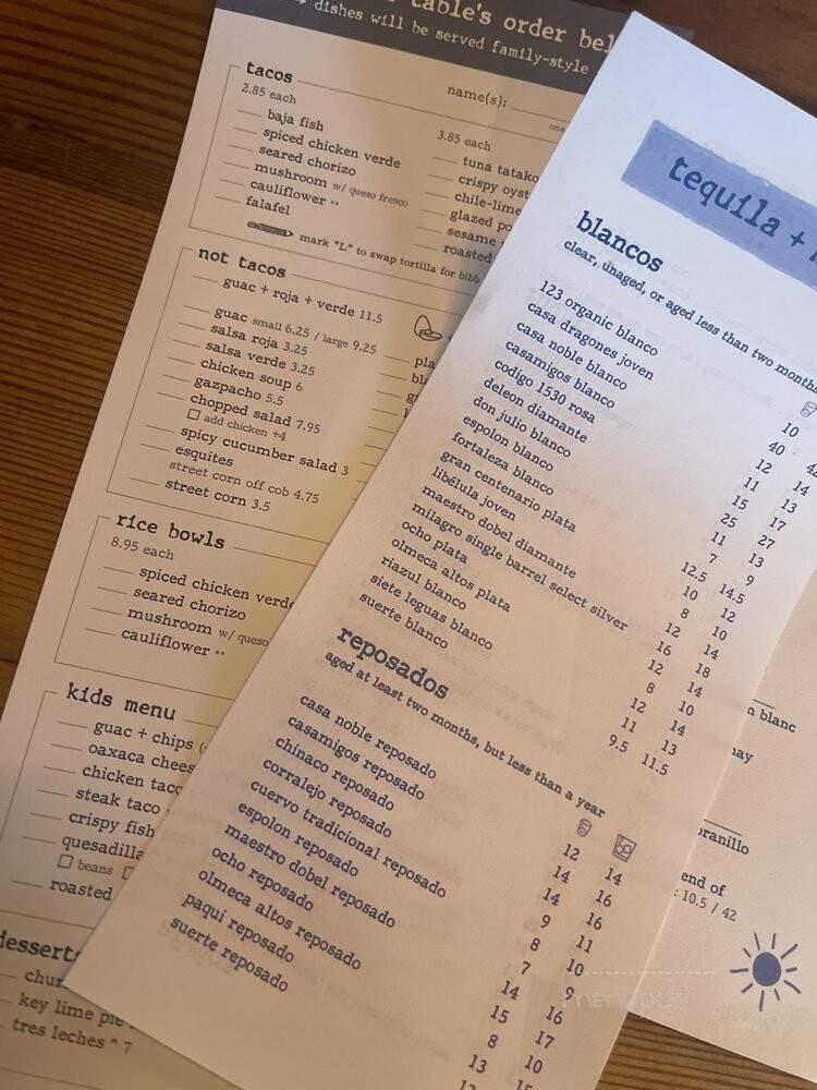 Bartaco - Atlanta, GA menu_pic