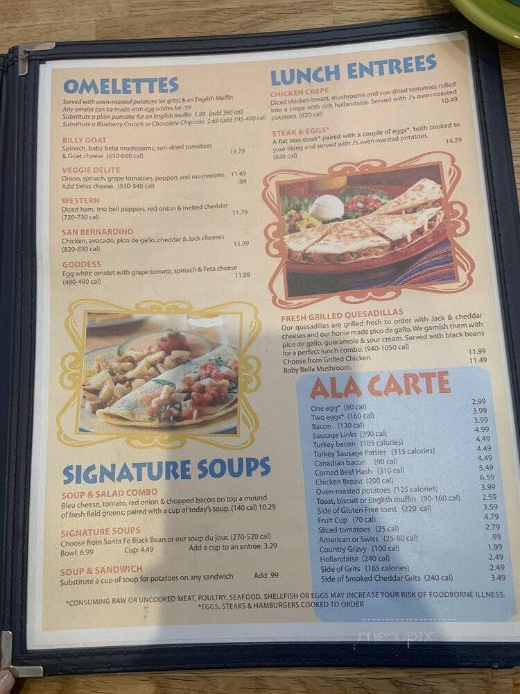J. Christophers - Athens, GA menu_pic