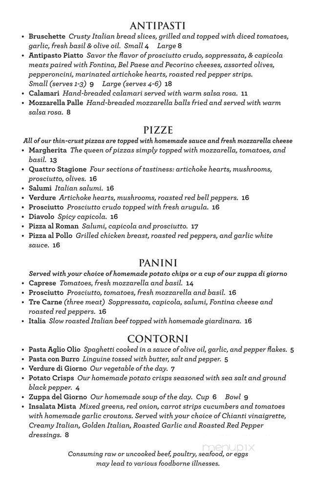 Italia! - Hayward, WI menu_pic