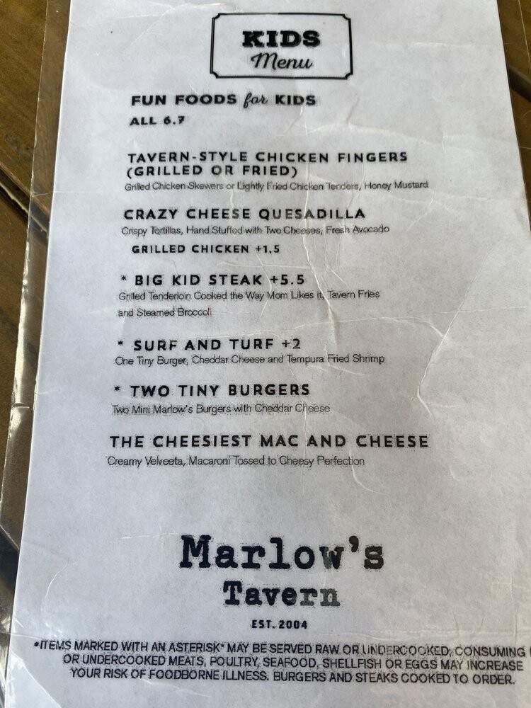 Marlow's Tavern - Alpharetta, GA
