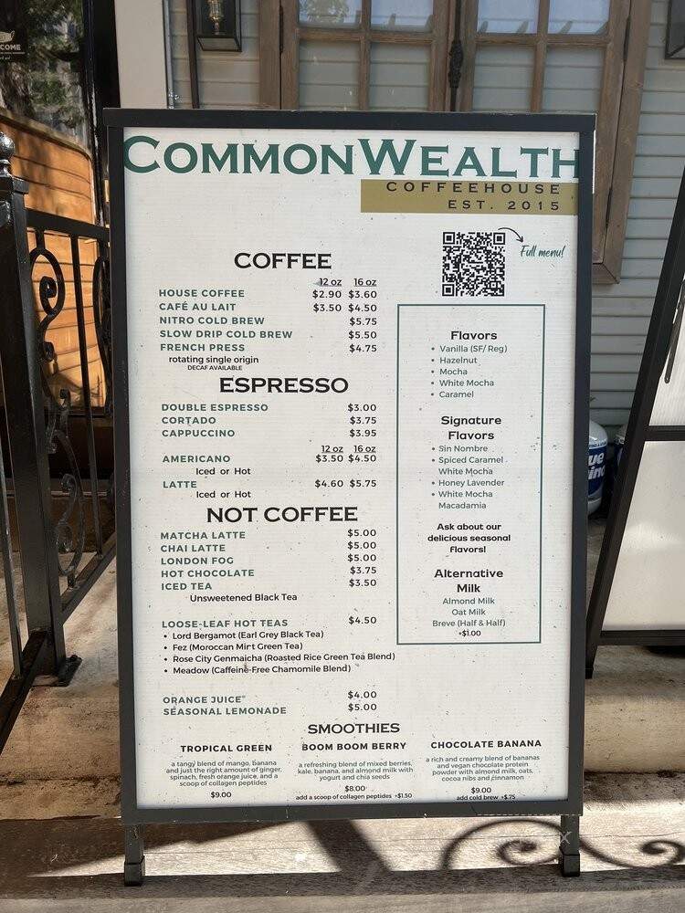 Commonwealth Coffeehouse and Bakery - San Antonio, TX