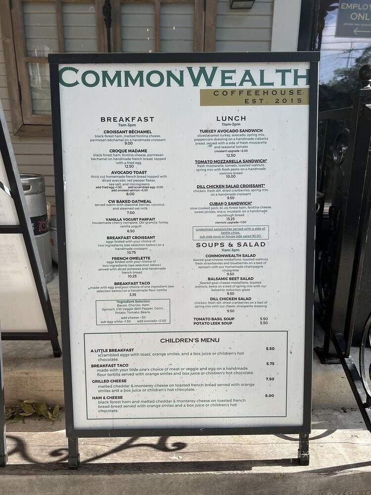 Commonwealth Coffeehouse and Bakery - San Antonio, TX