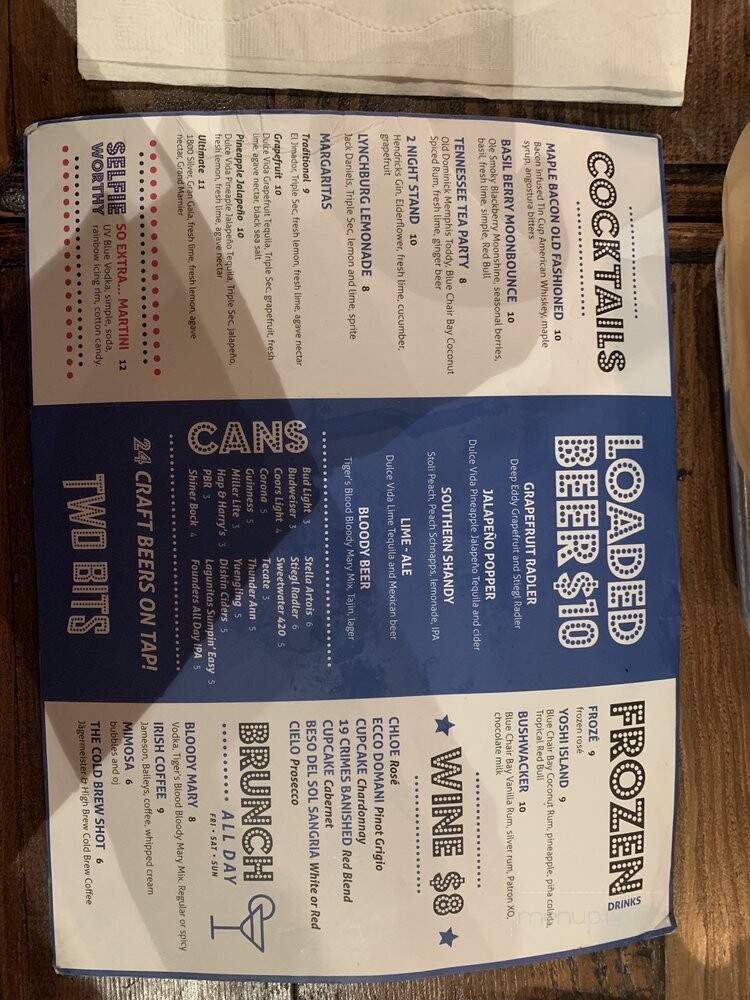 Two Bits - Nashville, TN menu_pic