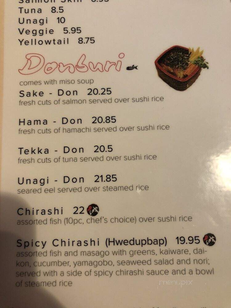 Makoto Japanese Restaurant - Eugene, OR menu_pic