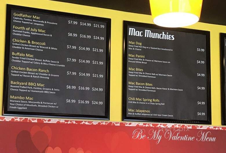 Mac N Out Macaroni and cheese - Milford, CT menu_pic
