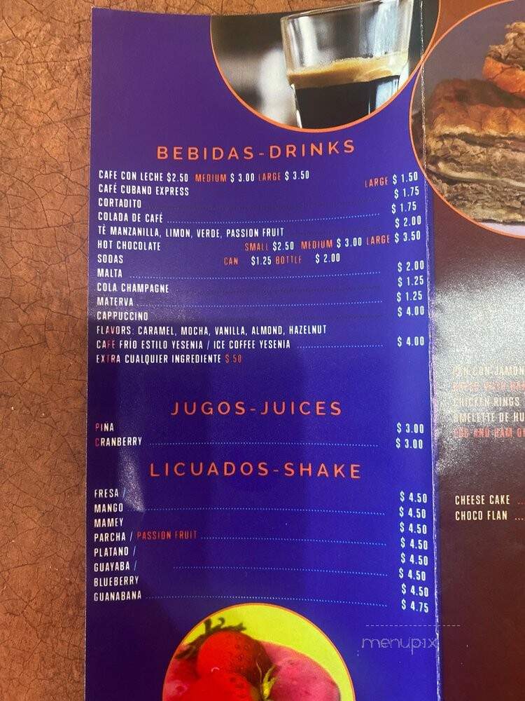 Cafeteria Yesenia - Chicago, IL menu_pic