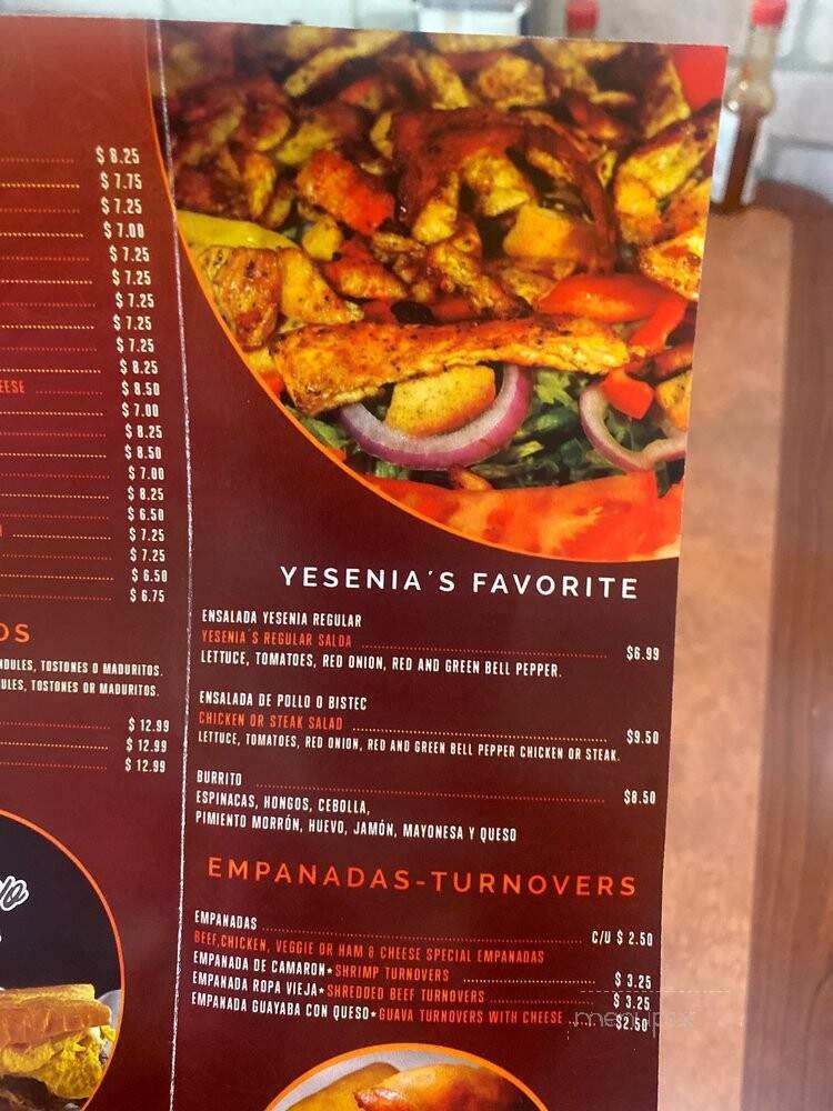 Cafeteria Yesenia - Chicago, IL menu_pic