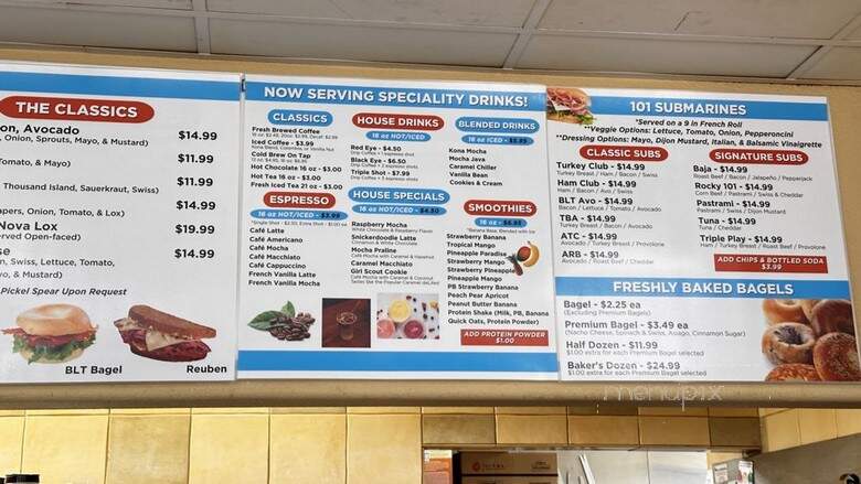 101 Bagels - Oceanside, CA menu_pic