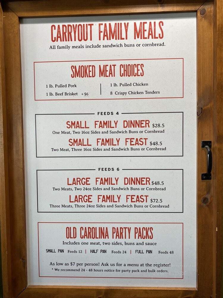 Old Carolina Barbecue Company - Stow, OH