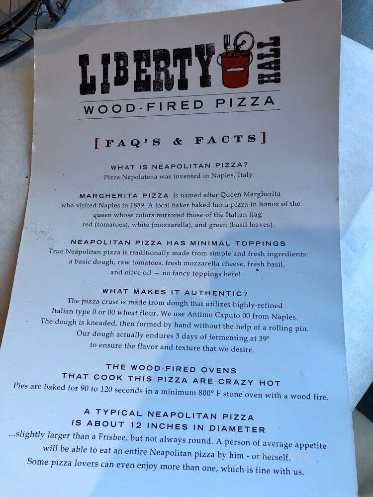Liberty Hall Pizza - Lambertville, NJ