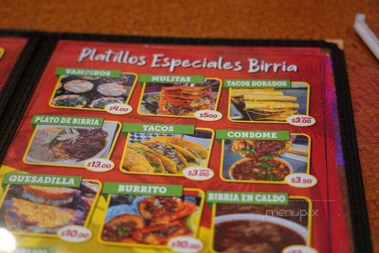 Taqueria la Carreta - Lakewood, WA menu_pic