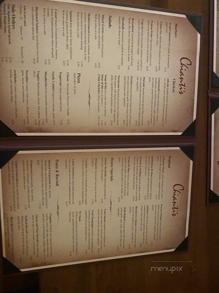 Chianti's Ristorante - Brentwood, CA menu_pic