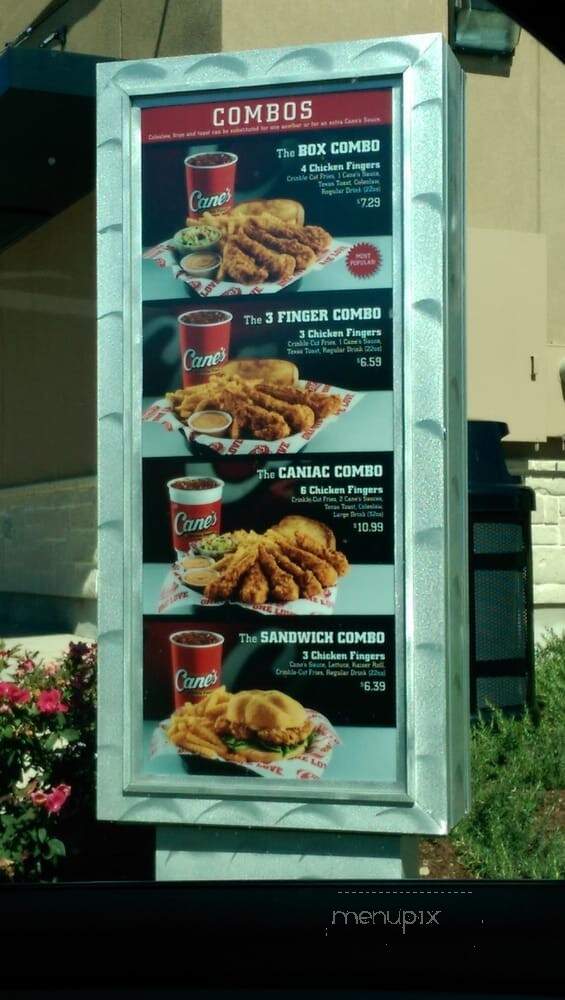 Raising Cane's - Austin, TX menu_pic