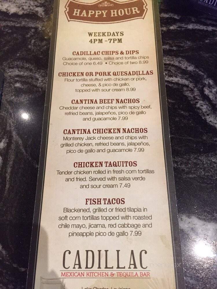 Cadillac Mexican Kitchen & Tequila Bar - Lake Charles, LA