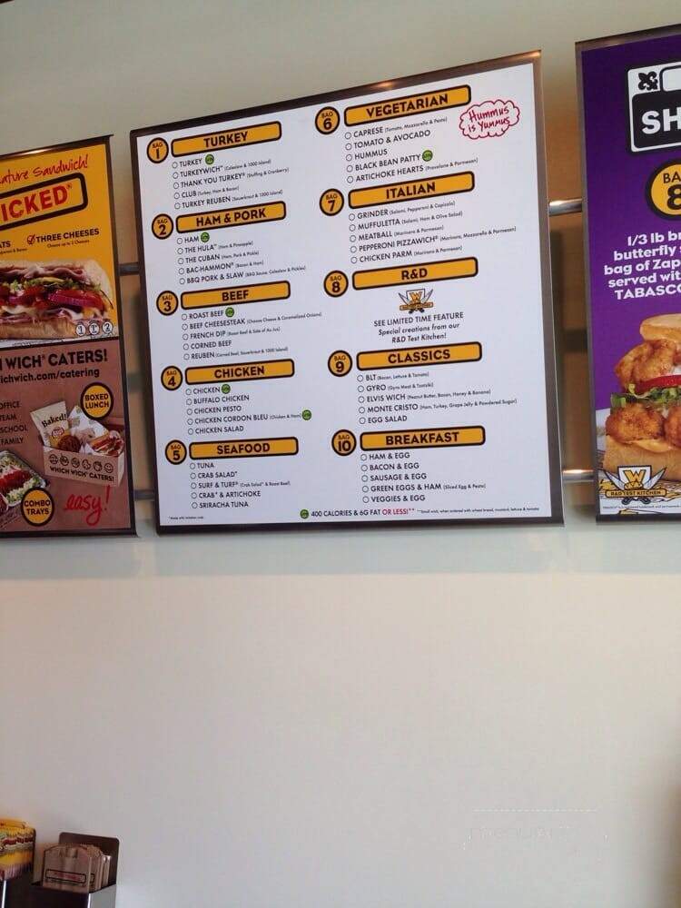 Which Wich Surfide - Myrtle Beach, SC menu_pic