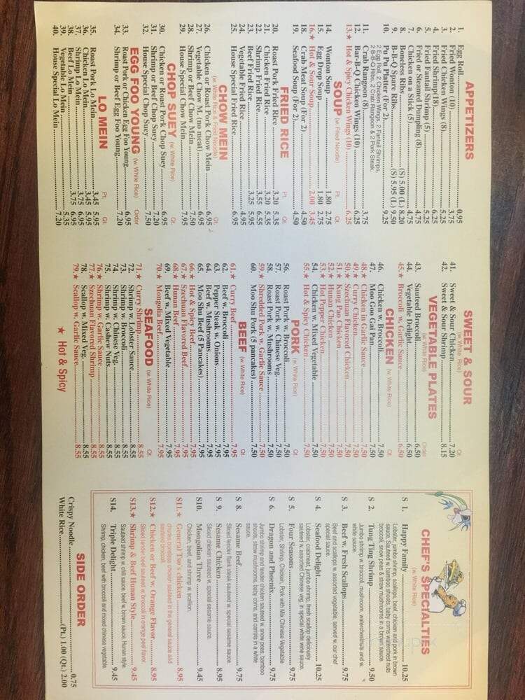 Chow King - Decatur, AL menu_pic