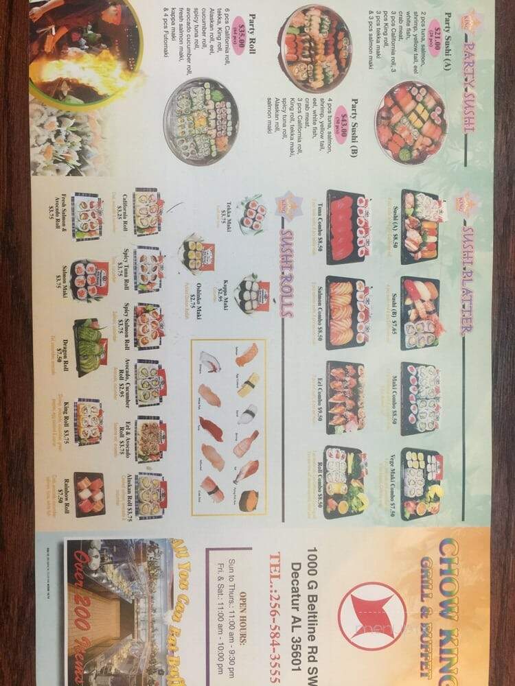 Chow King - Decatur, AL menu_pic