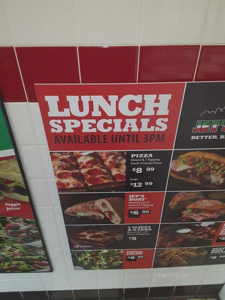 Jet's Pizza - Pittsburgh, PA menu_pic