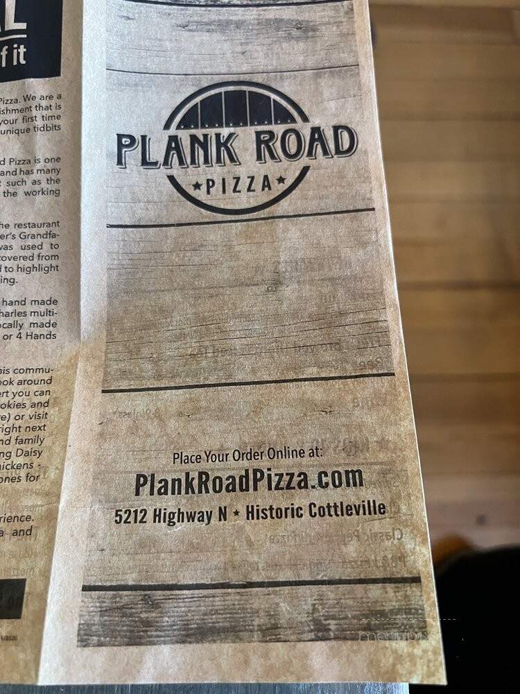 Plank Road Pizza - Cottleville, MO