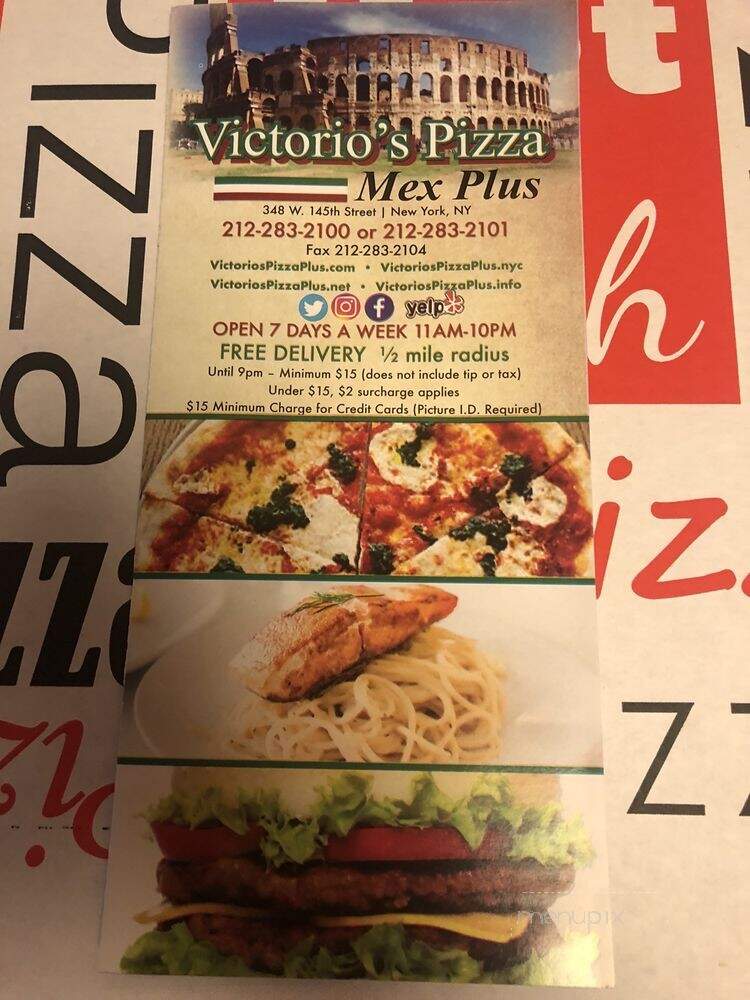 Victorio's Pizza Plus - New York, NY