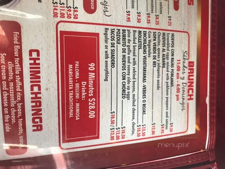 Lupita's Restaurant - New York, NY menu_pic