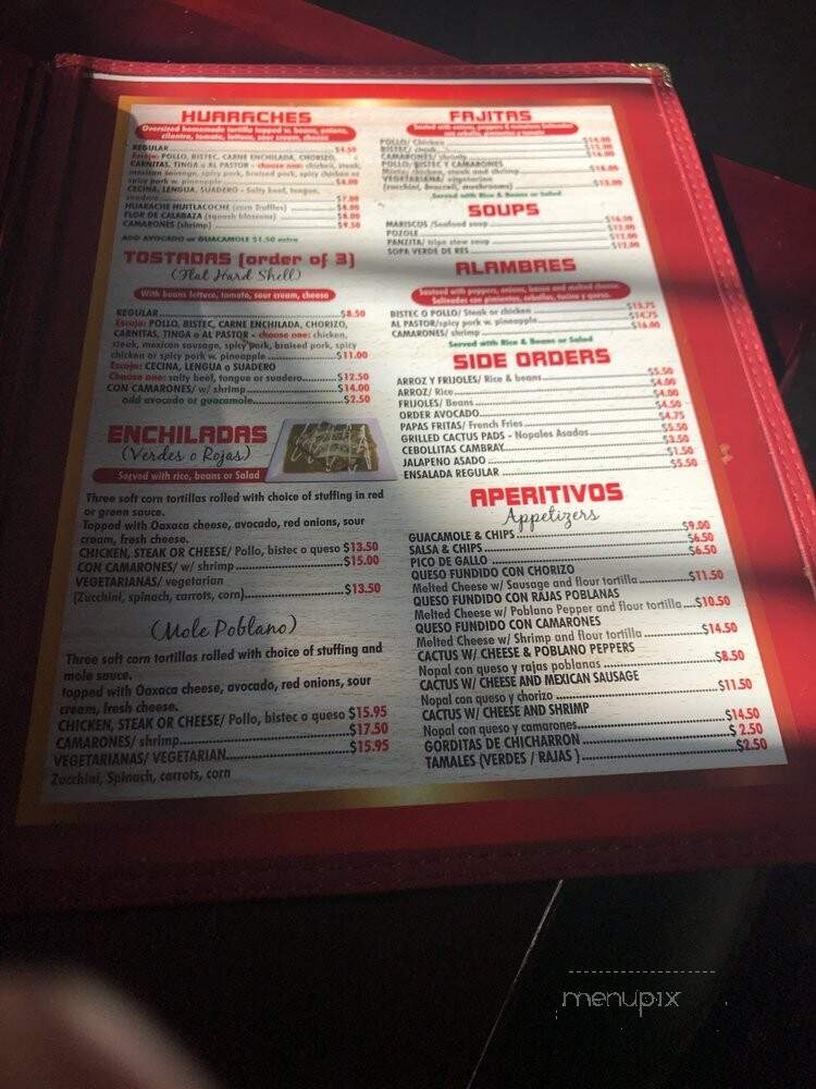 Lupita's Restaurant - New York, NY menu_pic