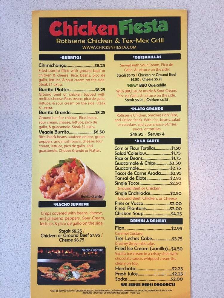 Fiesta Chicken - Richmond, VA