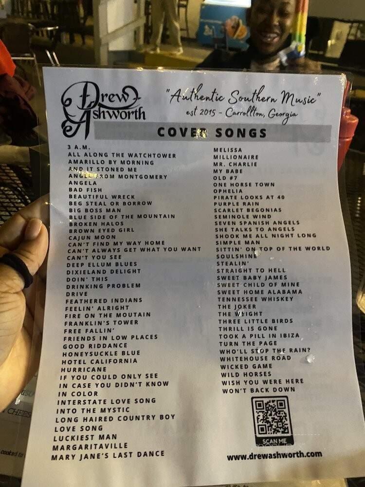 Dockside Marina - Carrollton, GA menu_pic