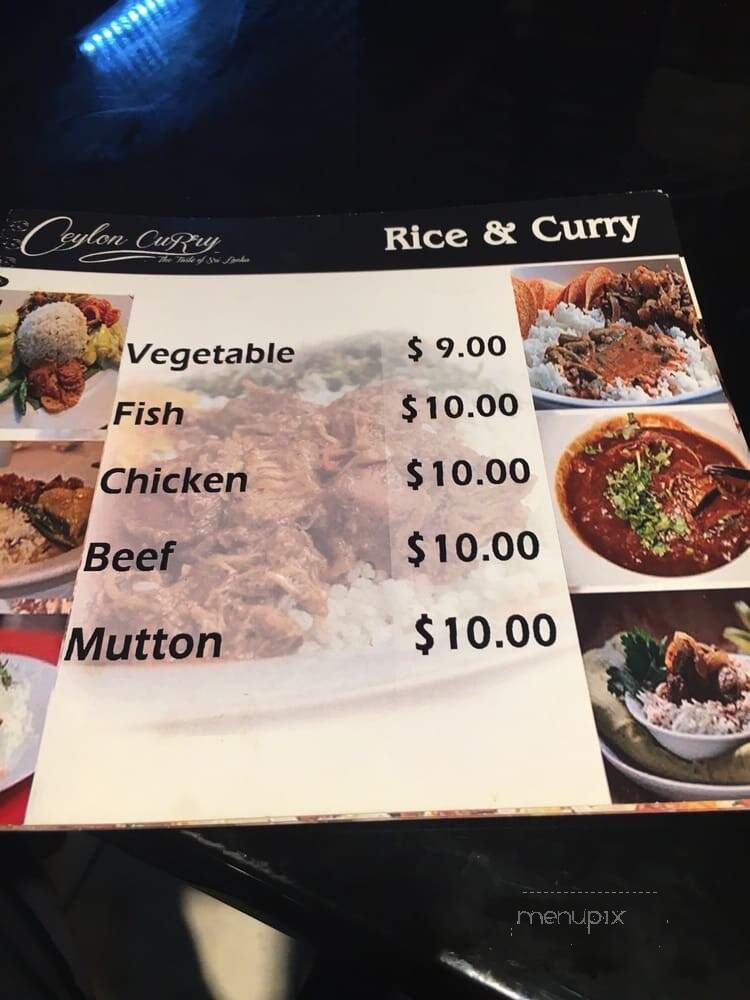 Ceylon Curry - Staten Island, NY menu_pic