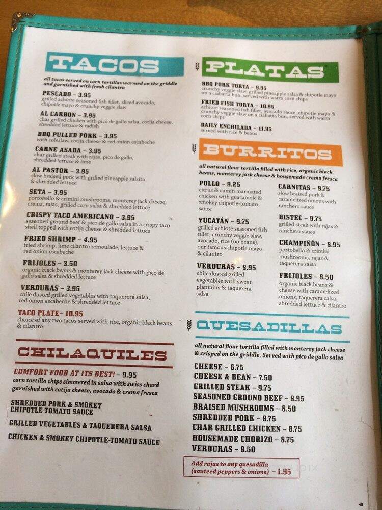 El Rayo Taqueria - Scarborough, ME menu_pic