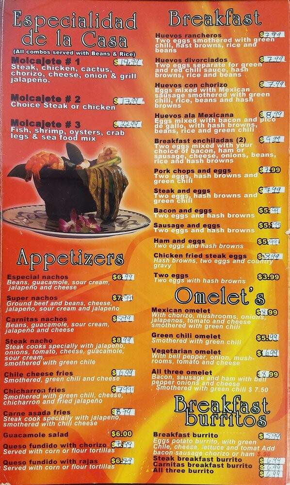 Los Molcajetes Taqueria - Denver, CO menu_pic