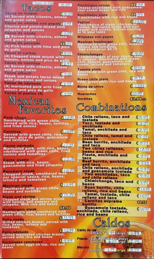 Los Molcajetes Taqueria - Denver, CO menu_pic