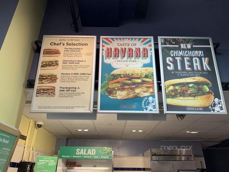Lenny's Sub Shop - New York, NY menu_pic