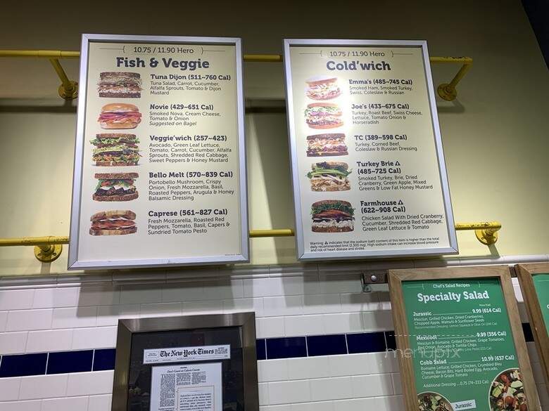Lenny's Sub Shop - New York, NY menu_pic