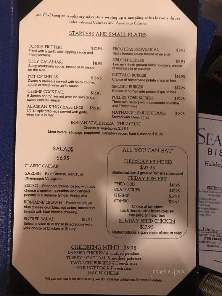 Seaport Bistro - Avalon, CA menu_pic