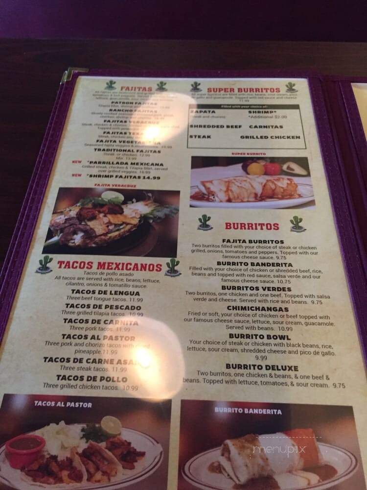 El Patron Family Restaurant - Fredericksburg, VA menu_pic