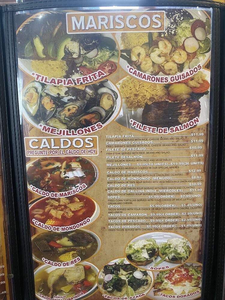 El Pulgarcito - Nashville, TN menu_pic